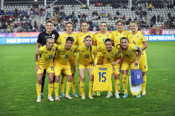 România pierde dramatic meciul de pe teren propriu cu Polonia, în barajul pentru WEURO 2025. FOTO: Dumitru Angelescu (Libertatea)