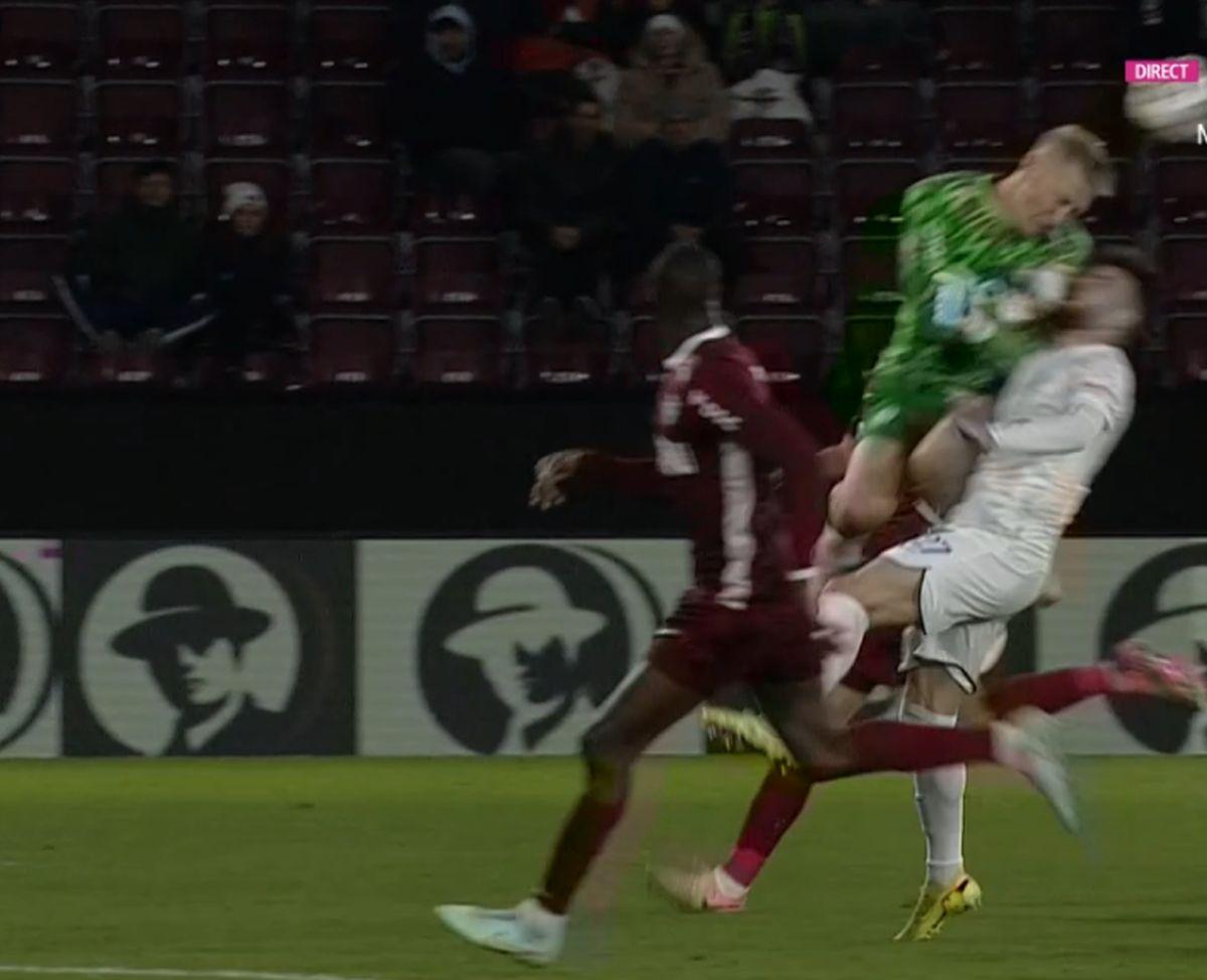 Verdict DUR după ciocnirea violentă din CFR Cluj - Farul! » Nu va mai juca în 2025