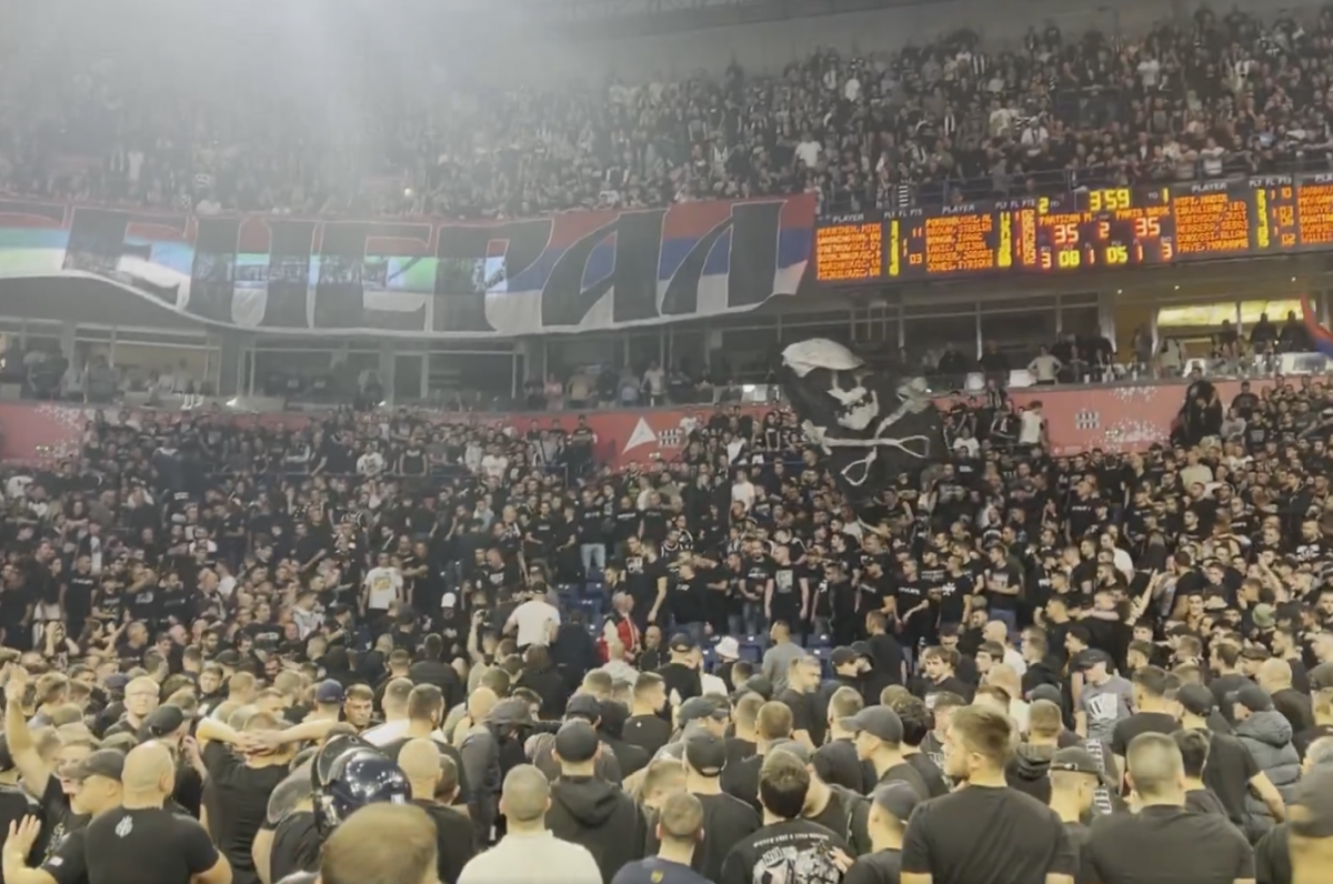 Confruntare violentă între suporterii lui Partizan