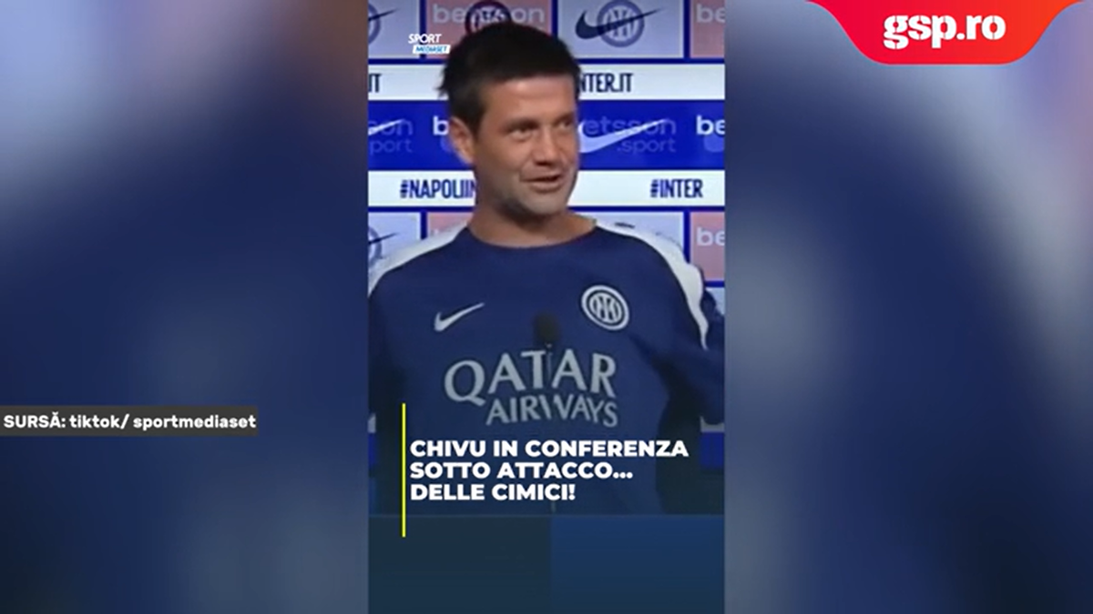 Cristi Chivu, „atacat” de insecte în conferință, înainte de Napoli - Inter