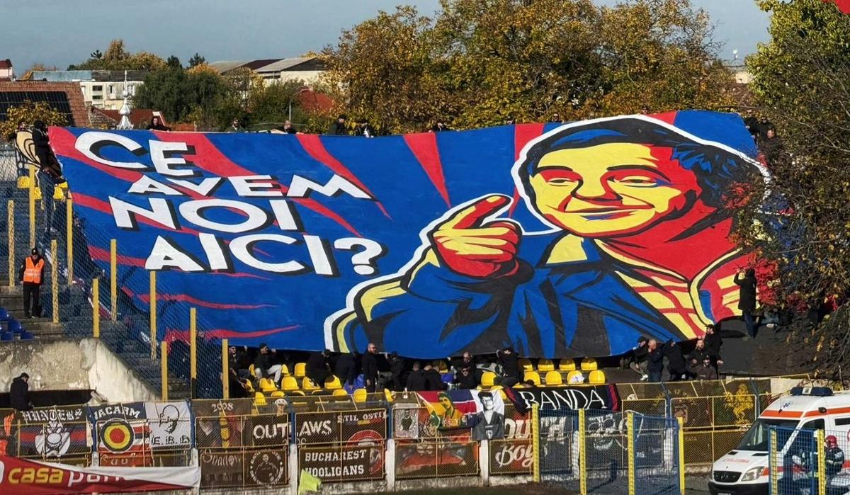 „Ce avem noi aici?” » Suporterii Stelei, ironii la conducerea clubului: „Sunteți doar incompetenți sau de la cioban aveți parte?”