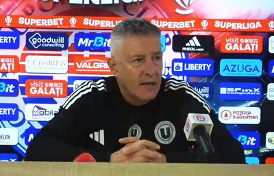 Bergodi a exclamat, după debutul cu victorie la U Cluj: „Extraordinar! Le mulțumesc!”