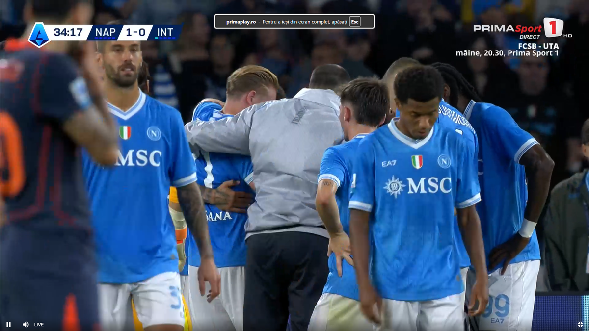 A marcat împotriva lui Cristi Chivu și a rămas împietrit » Imagini nemaivăzute cu superstarul mondial, în Napoli - Inter