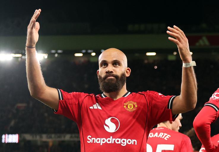 Bryan Mbeumo în Manchester United - Brighton 4-2 // foto: Guliver/gettyimages