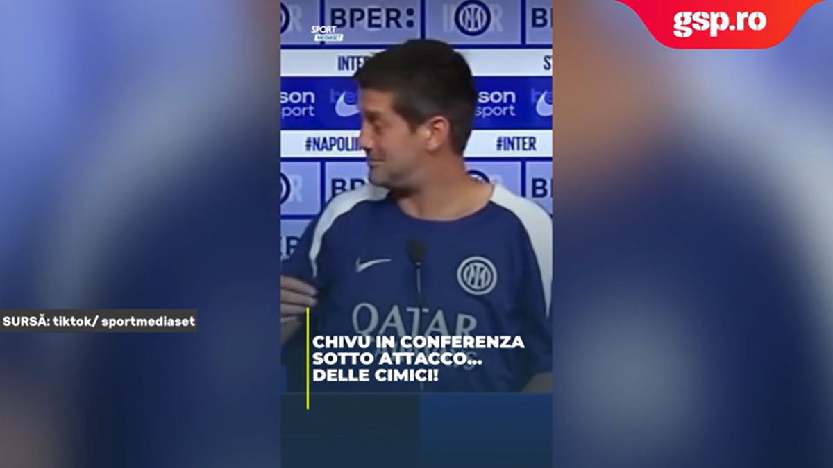 Cristi Chivu, „atacat” de insecte în conferință, înainte de Napoli - Inter