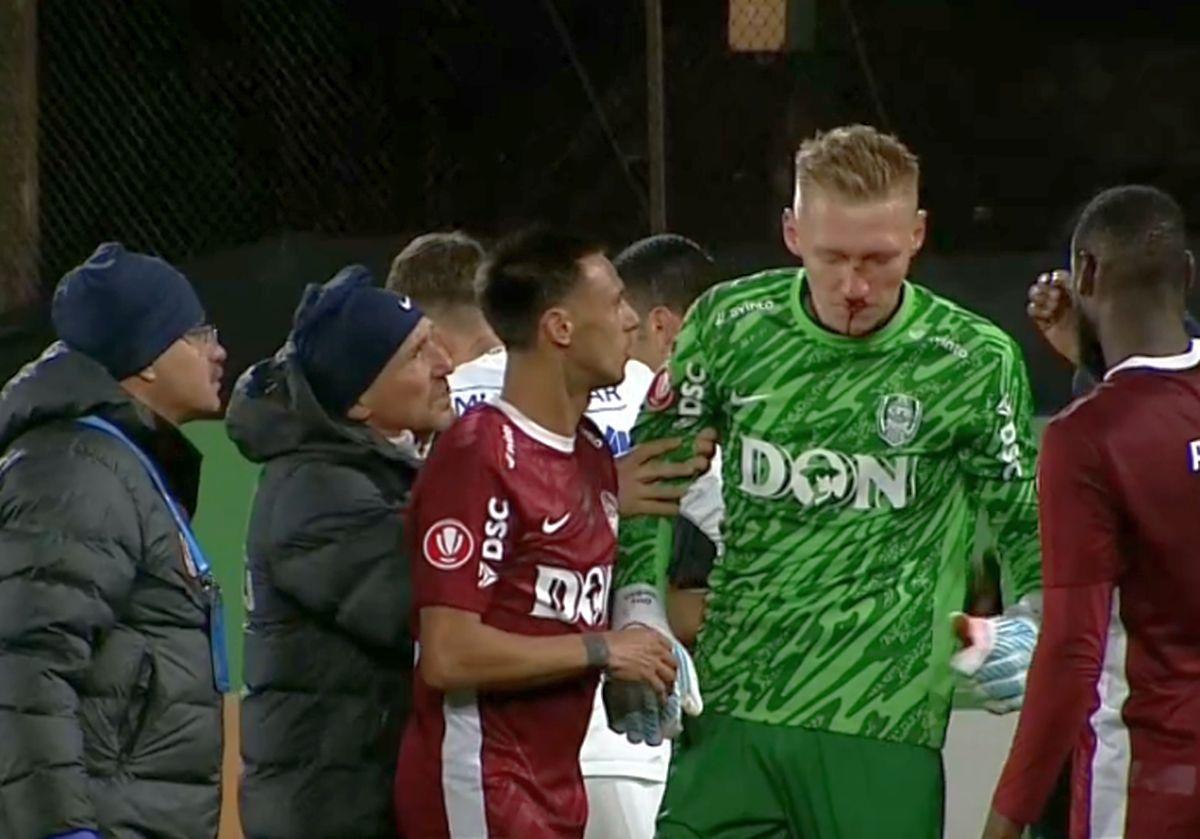 Verdict DUR după ciocnirea violentă din CFR Cluj - Farul! » Nu va mai juca în 2025