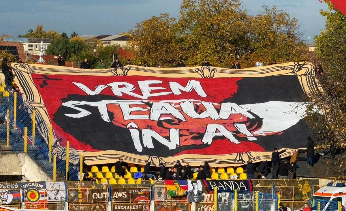 „Ce avem noi aici?” » Suporterii Stelei, ironii la conducerea clubului: „Sunteți doar incompetenți sau de la cioban aveți parte?”