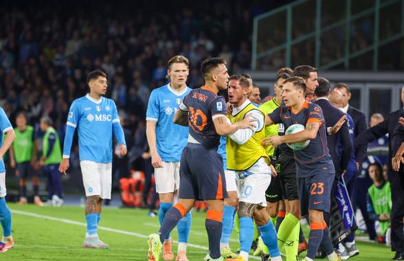 Scandal uriaș între Antonio Conte și Lautaro Martinez, la Napoli - Inter: „Ești un nenorocit şi un fricos”