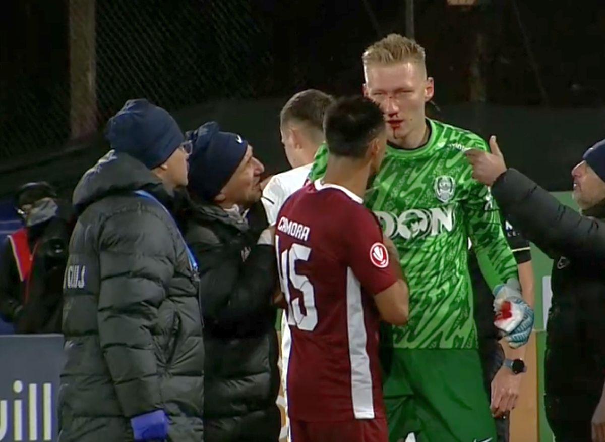 Verdict DUR după ciocnirea violentă din CFR Cluj - Farul! » Nu va mai juca în 2025