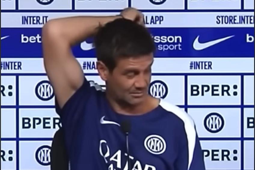 Cristi Chivu, moment viral în conferință, înainte de Napoli - Inter