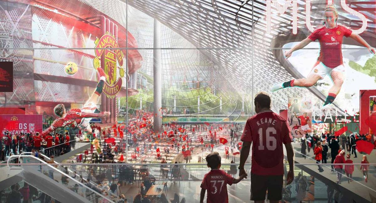 Cum ar urma să arate noul stadion de 100.000 de locuri al lui Manchester United