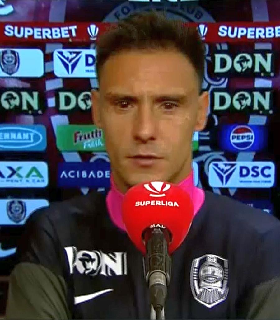 Veteranul de la CFR Cluj, devastat, în lacrimi: „La anul o să jucăm la 11 dimineața. N-ar trebui să mai ieșim din casă”