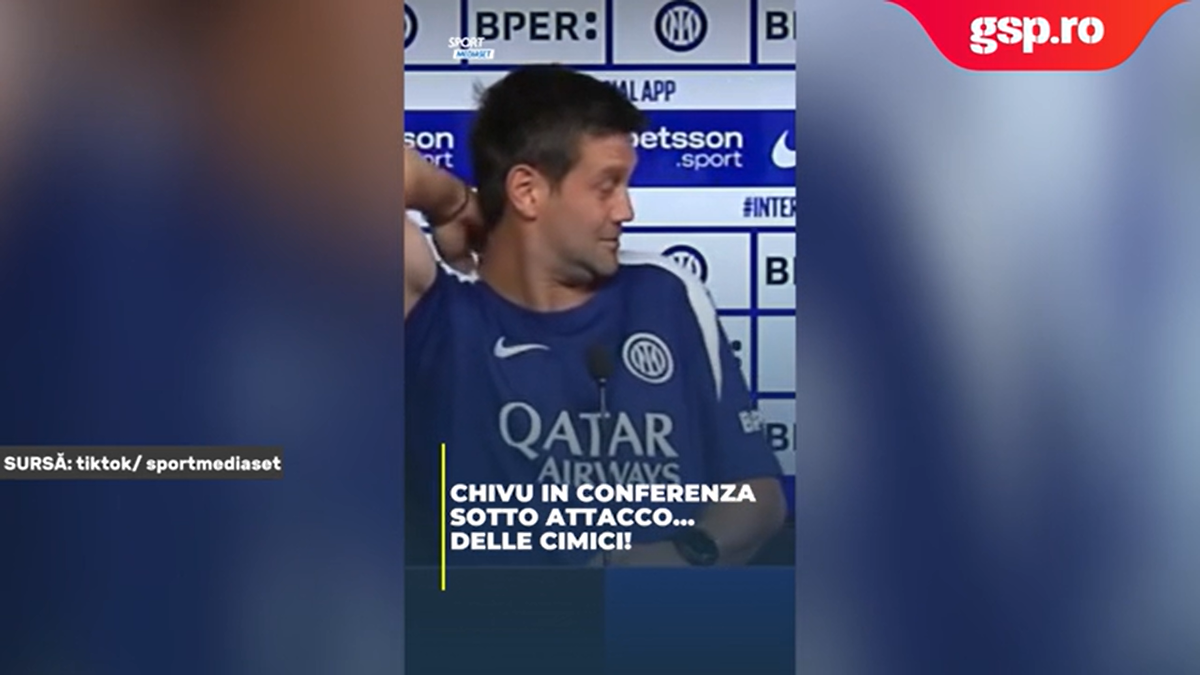 Cristi Chivu, „atacat” de insecte în conferință, înainte de Napoli - Inter