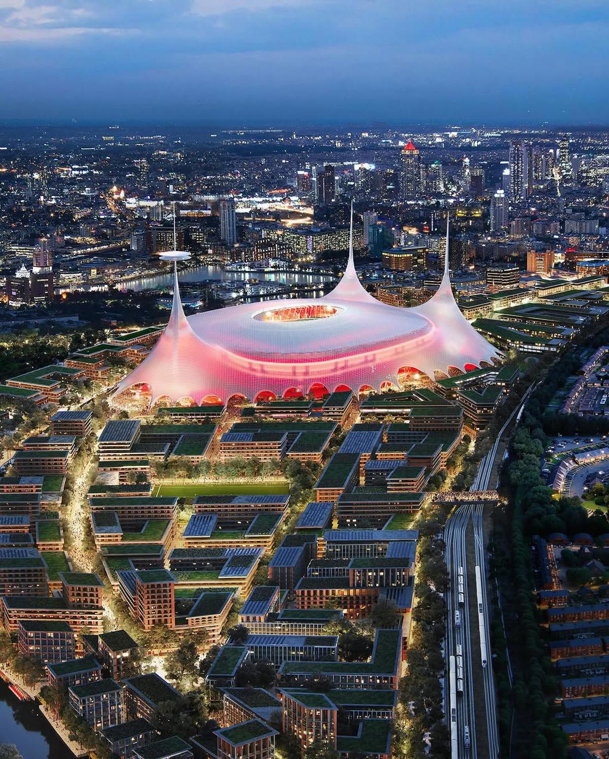 Cum ar urma să arate noul stadion de 100.000 de locuri al lui Manchester United