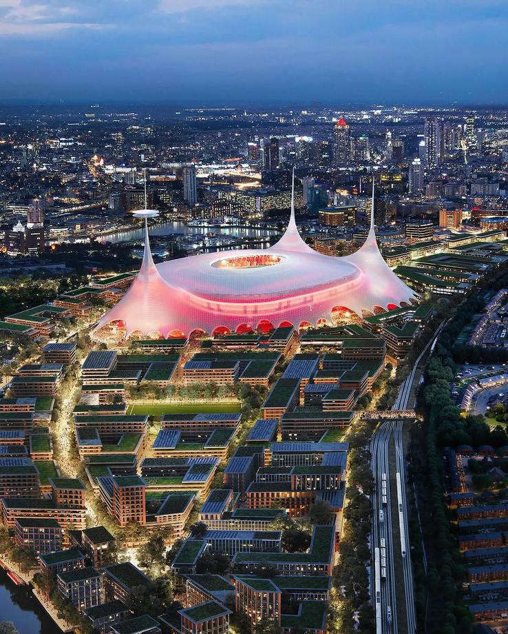 Cum ar urma să arate noul stadion de 100.000 de locuri al lui Manchester United