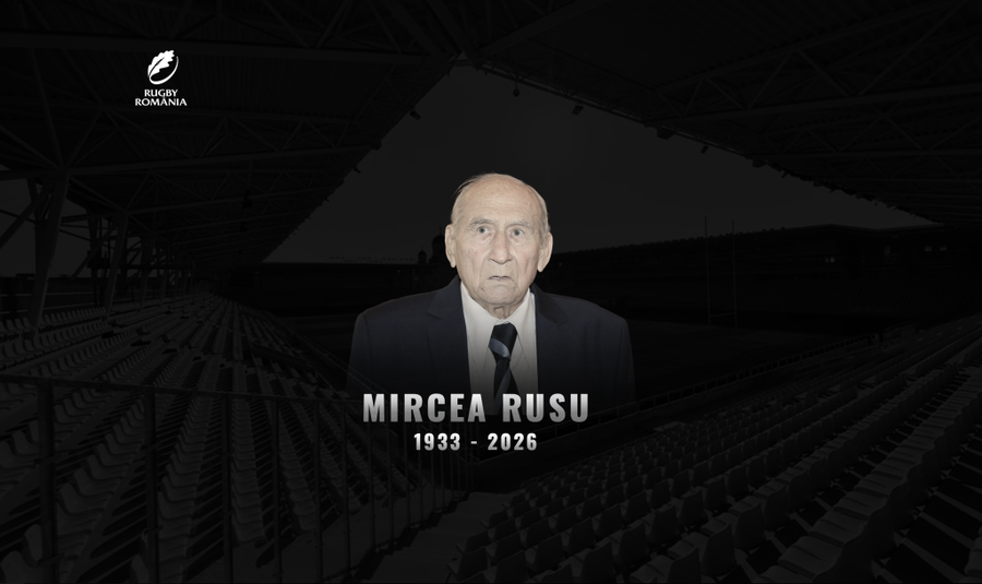 Mircea Rusu, fost mare jucător de rugby, a murit la 93 de ani
