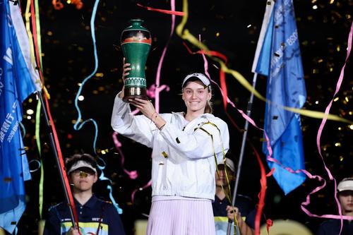Elena Rybakina, campioană la Ningbo 2026 Foto: Ningbo Open