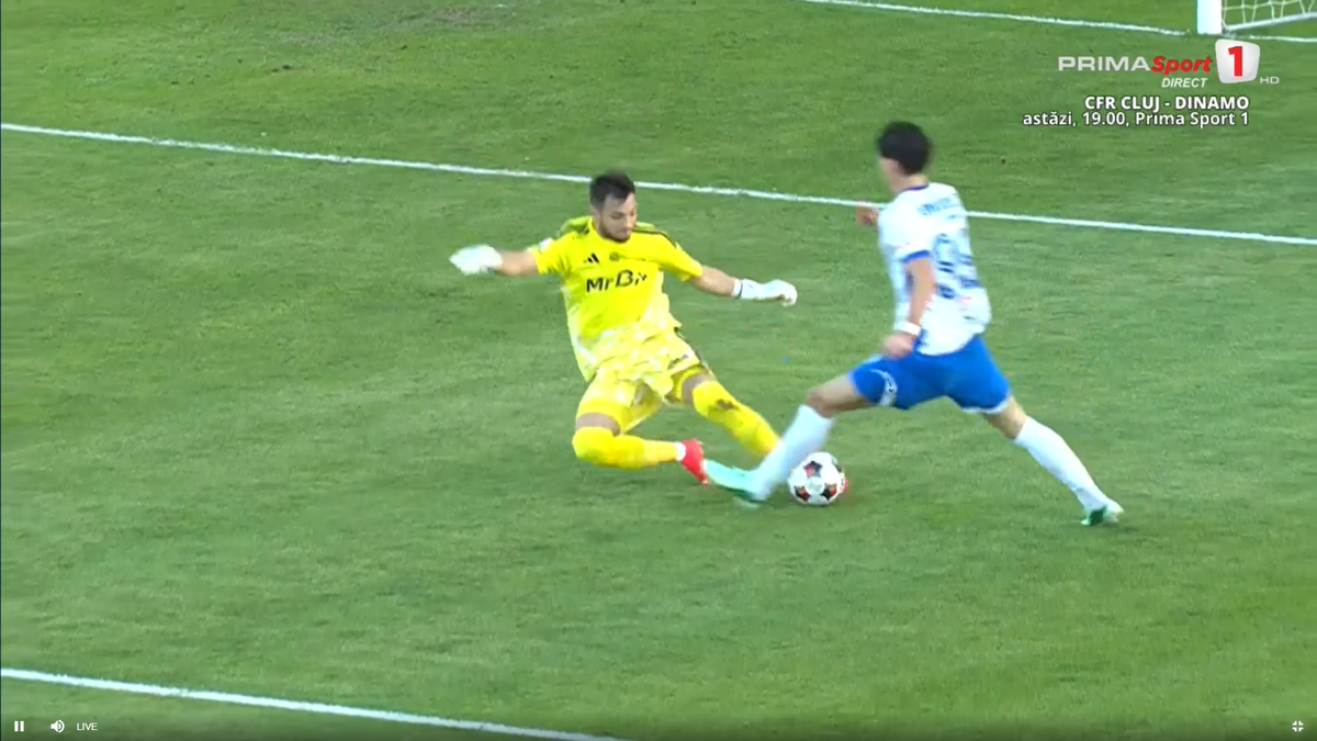Gafă colosală în Superliga » Incredibil ce a făcut portarul la Farul - Oțelul