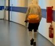 Accidentat în prima repriză, Arnold Garita a plecat șchiopătând după FCSB - Rapid