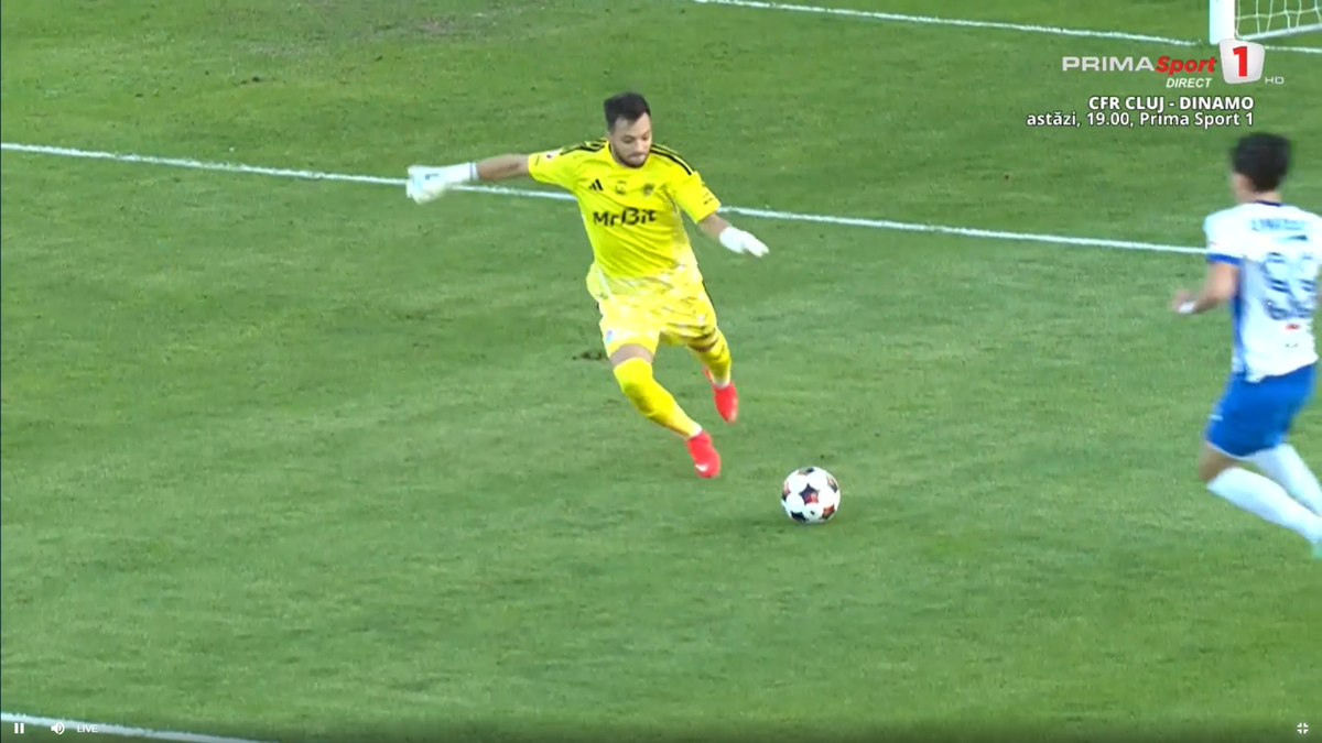 Gafă colosală în Superliga » Incredibil ce a făcut portarul la Farul - Oțelul
