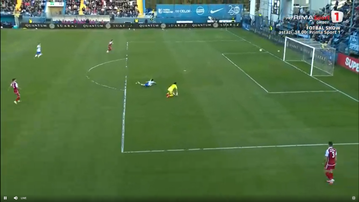 Gafă colosală în Superliga » Incredibil ce a făcut portarul la Farul - Oțelul