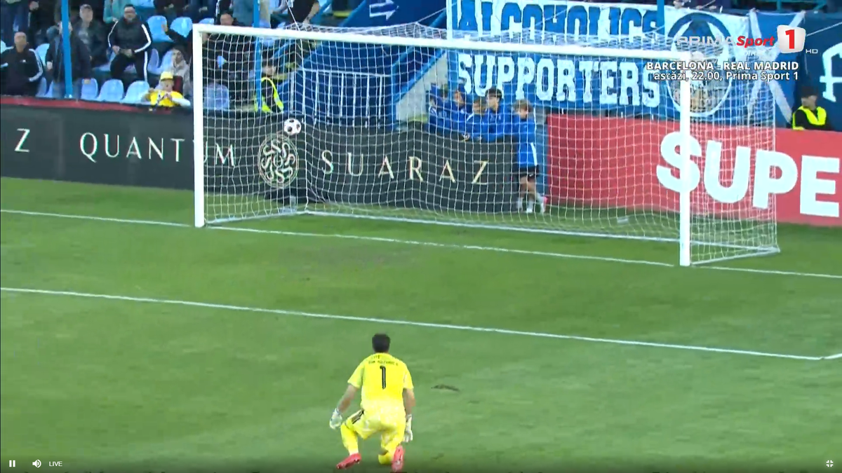 Gafă colosală în Superliga » Incredibil ce a făcut portarul la Farul - Oțelul