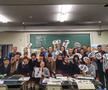 5 zile până la startul Mondialului » FOTO „Tricolorele” au vizitat o școală japoneză