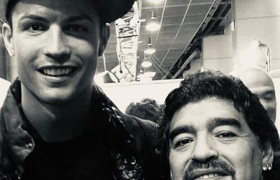 Cristiano Ronaldo și-a luat adio de la Diego Maradona: „Magician fără egal”