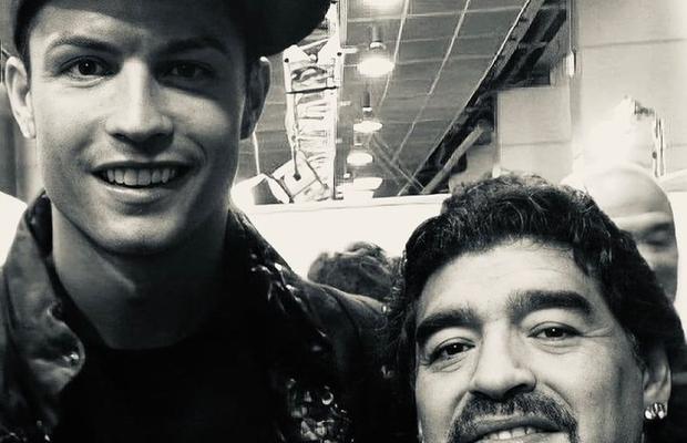 Cristiano Ronaldo și-a luat adio de la Diego Maradona: „Magician fără egal”