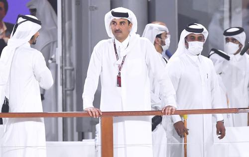 Emirul Qatarului, la MP de Formula 1, foto: Imago