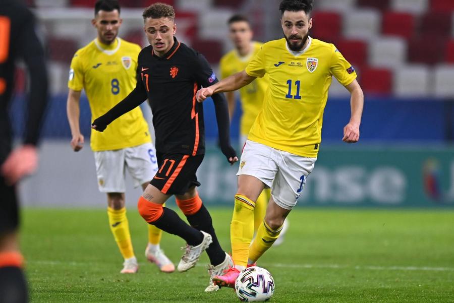 2021 Andrei Ciobanu a marcat un gol fabulos la 1-1 cu Olanda, la următoarea ediție a competiției continentale rezervate jucătorilor U21 (foto: Raed Krishan) Cum se reconstruiește naționala cu energie de la Hagi