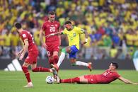Neymar, cel mai faultat jucător de la Mondial! Un sârb i-a răsucit glezna înfiorător! Dar selecționerul Braziliei e convins: „Va mai juca!”