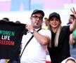 Suporterii Iranianului au oferit momente emoționante la startul meciului cu Țara Galilor de la Campionatul Mondial / Sursă foto: Guliver/Getty Images