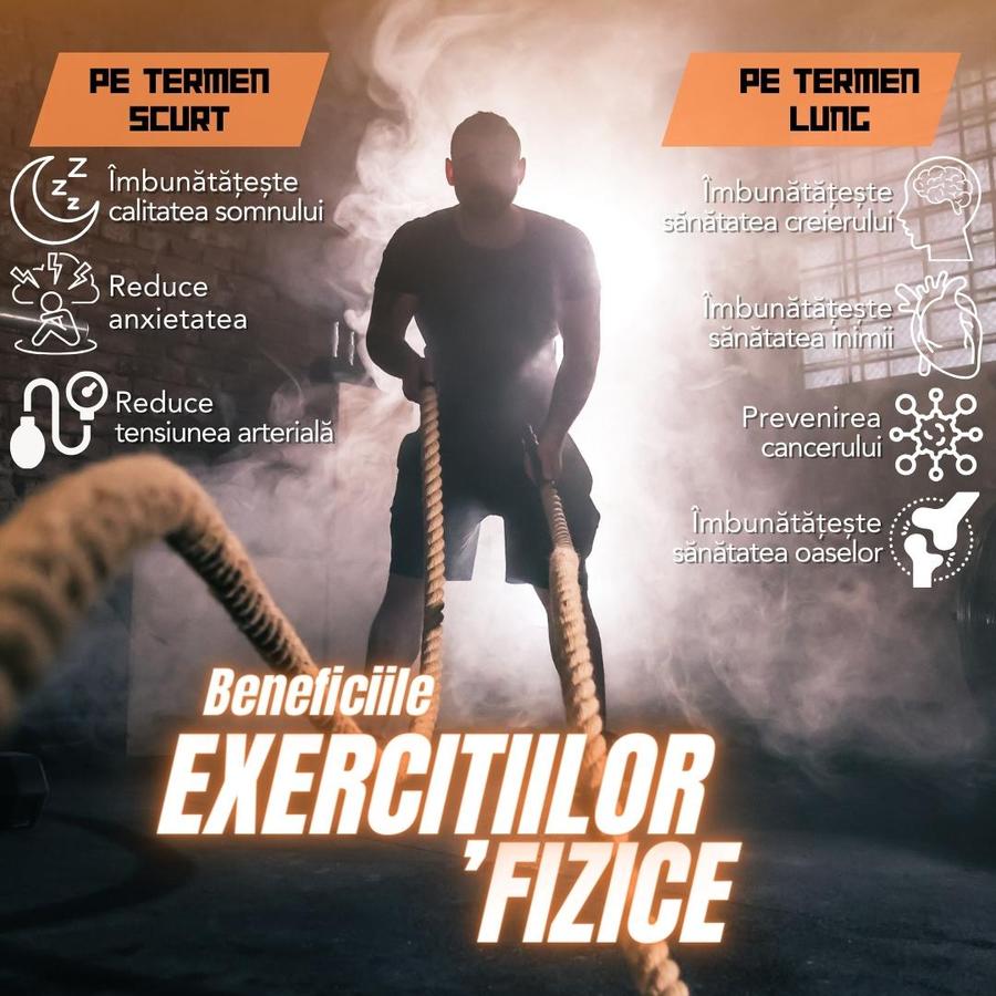 De ce e bine să facem mișcare. Ce legătură există între exercițiile fizice și depresie, diabet și cancer