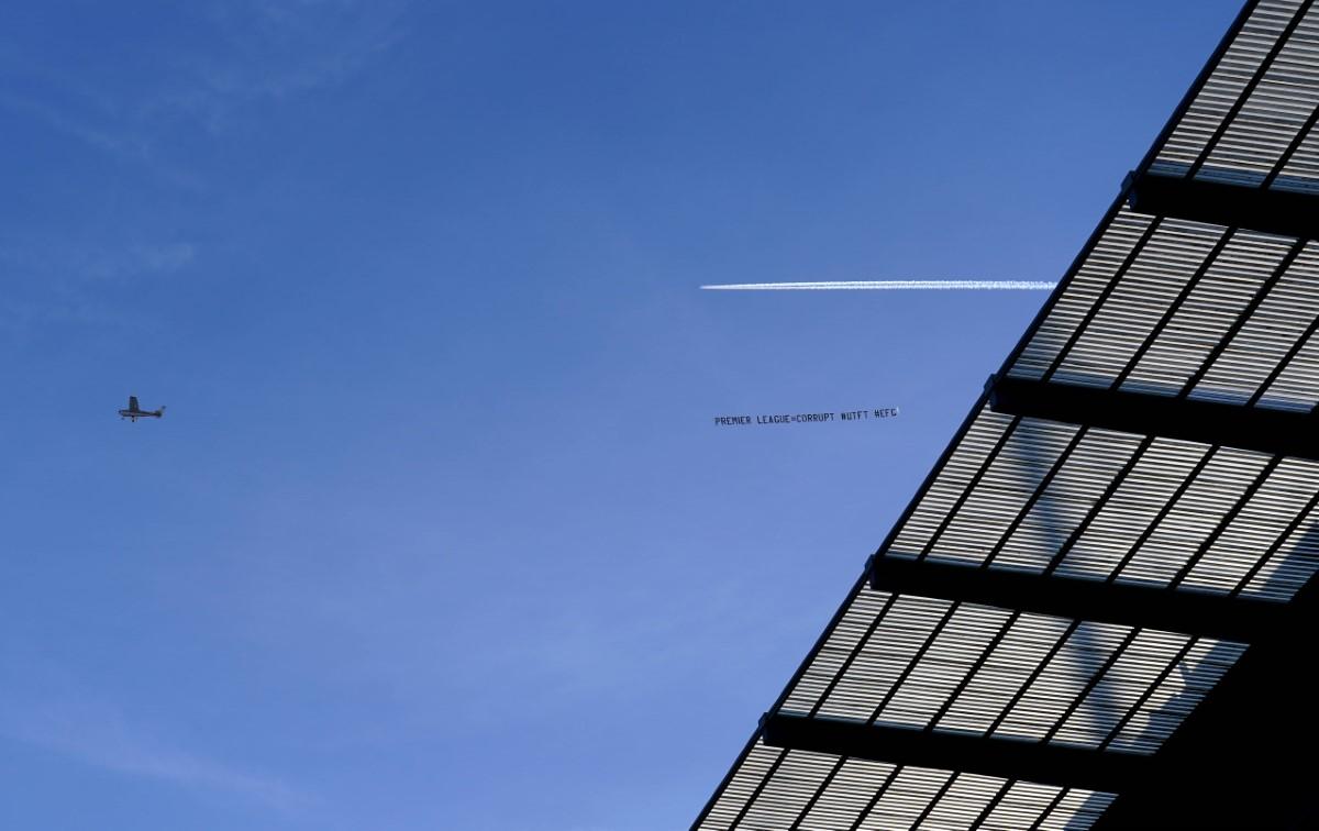 Fanii lui Everton, protest inedit în timpul derby-ului Manchester City - Liverpool