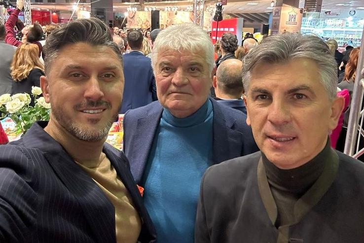 Ioan Andone, Ciprian Marica și Ionuț Lupescu, prezenți la lansarea cărții lui Mircea Geoană / Sursă foto: instagram.com/ioan.andone6/