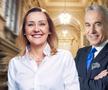 Elena Lasconi și Călin Georgescu, fotomontaj: Diana Vasilescu