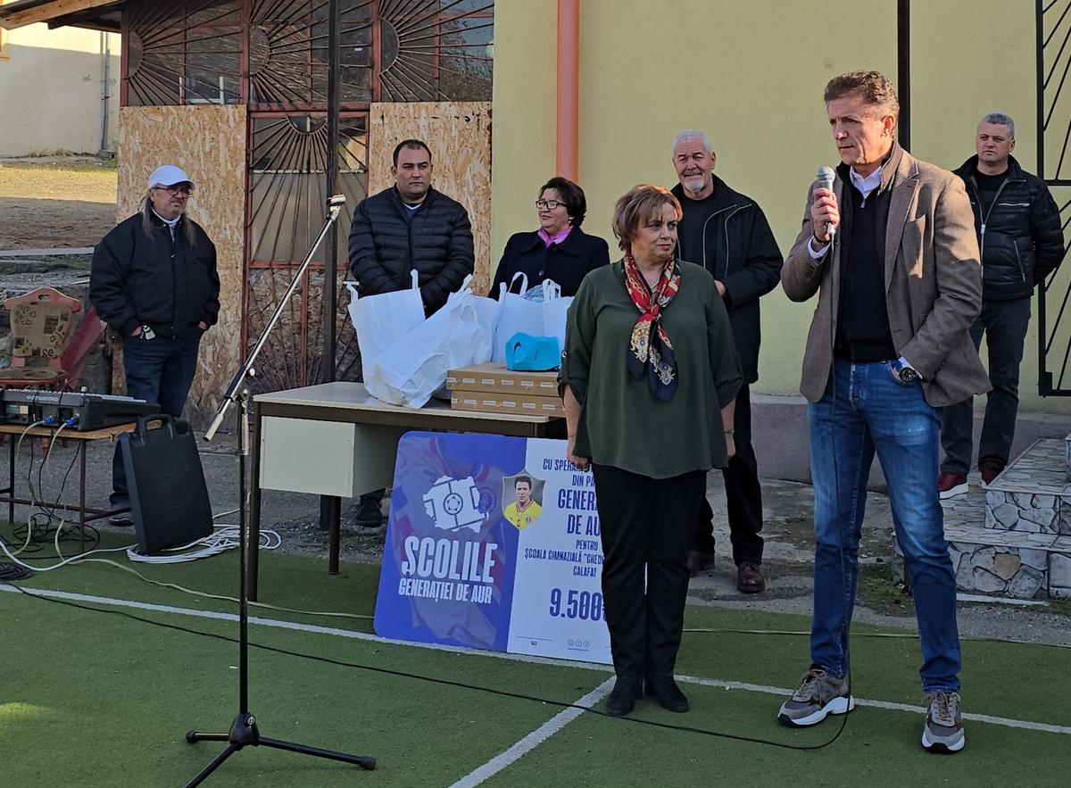 „Este o misiune personală” » Gică Popescu și Generația de Aur au dat startul donațiilor pentru școlile unde au învățat