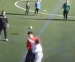 Caz uluitor în Spania! » O femeie a intrat pe teren și l-a plesnit pe arbitru