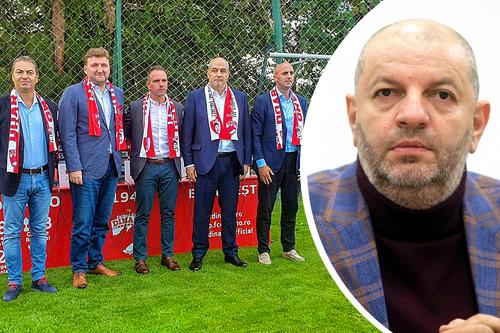 Radu Bîrlică, în dreapta, a fost director de marketing la Dinamo în perioada investitorilor spanioli / Fotomontaj Diana Vasilescu. Sursă foto dreapta: pressalert.ro