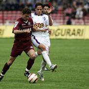 Cosmin Năstăsie într-un meci cu Rapid / Sursă foto: Arhivă Gazeta Sporturilor
