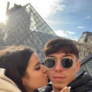 Costin Amzăr și iubita, la Paris