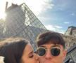 Costin Amzăr și iubita, la Paris