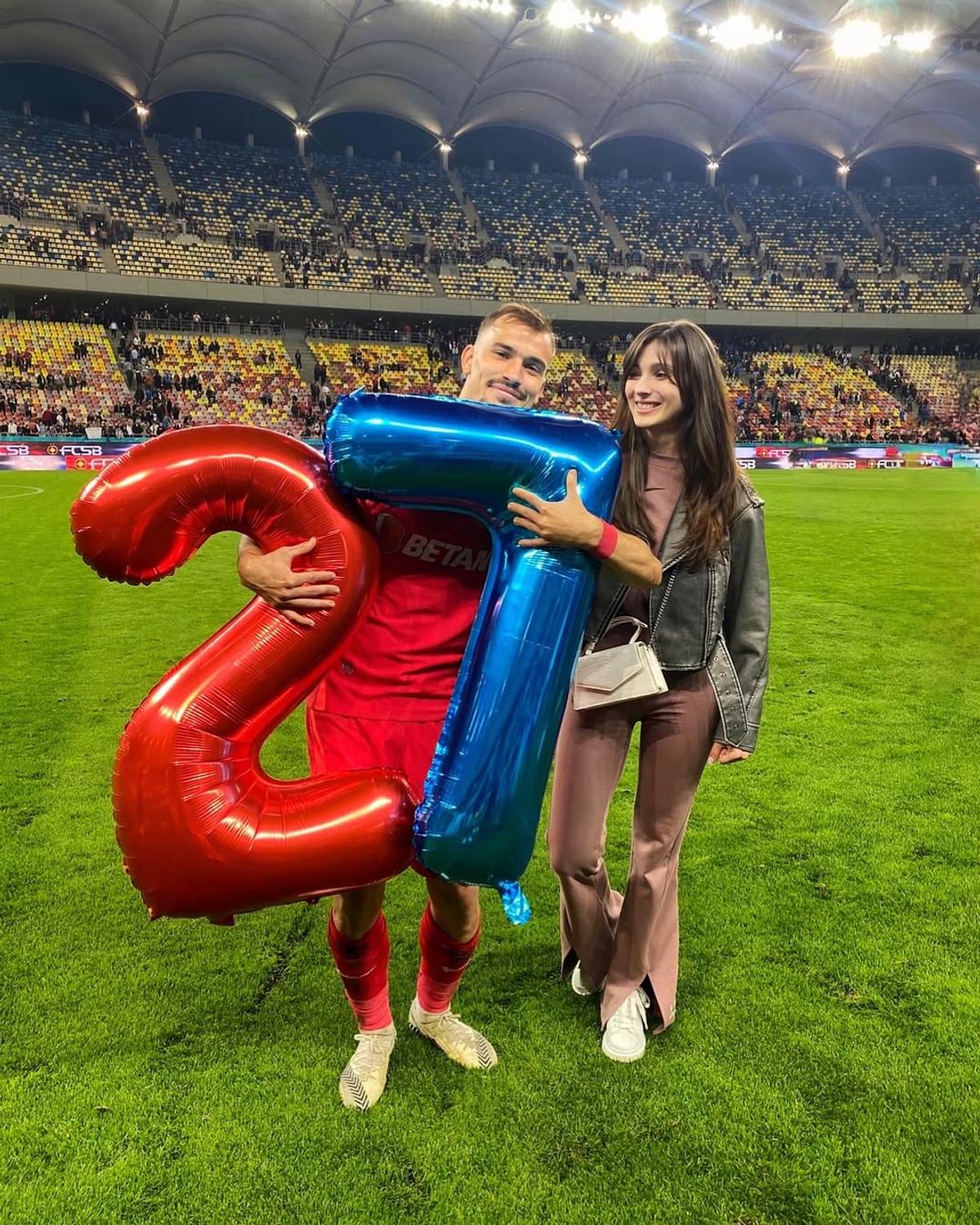 Logodnica lui Darius Olaru, mesaj scurt chiar înainte ca Gigi Becali să anunțe transferul de 5 milioane de euro: „S-a încheiat!”