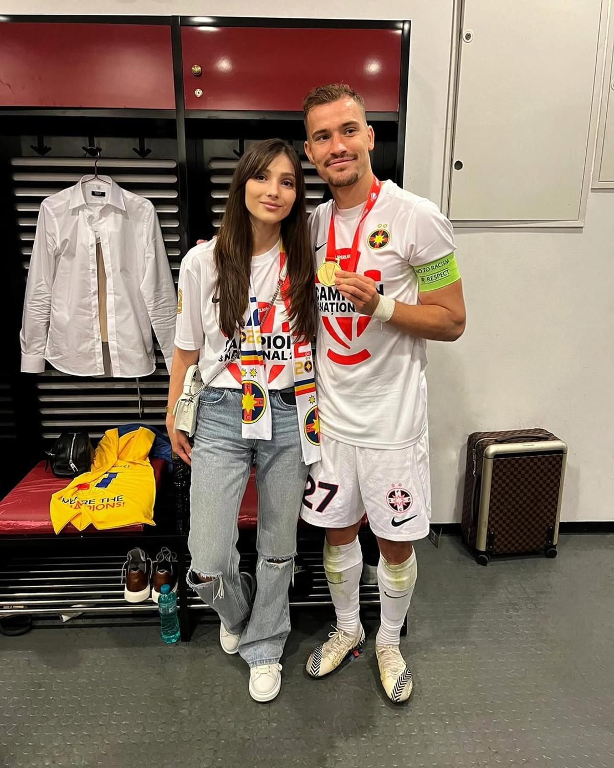 I-a spus „da” lui Olaru! Moment special pentru fotbalistul lui FCSB: „Faceți luna de miere în Mexic?”