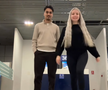 Ștefan Baiaram și Cristina Răduț, în America, de Crăciun / foto: Instagram