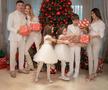 Cristi Borcea, alături de familia sa
