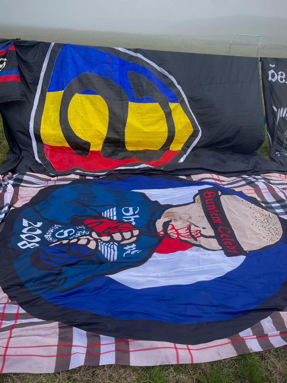 Peluza Sud Dinamo revendică steagurile grupării steliste Shadows
