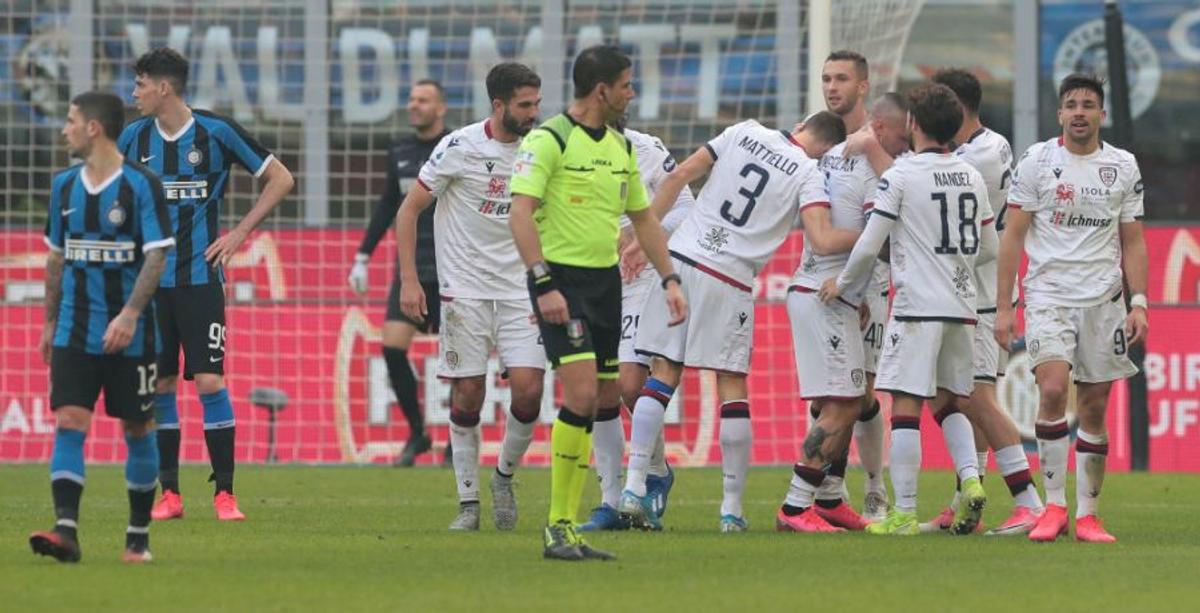 INTER - CAGLIARI 1-1 // FOTO Scandal în Serie A! Lautaro Martinez și Antonio Conte au sărit la gâtul arbitrului