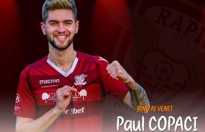 Rapid, transfer de la Astra Giurgiu: Paul Copaci a semnat cu echipa lui Pancu